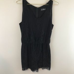 Sam Edelman | Black Lace Romper